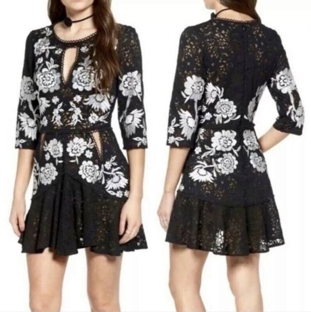 Nwt For Love And Lemons Mallorca Dress Size M
